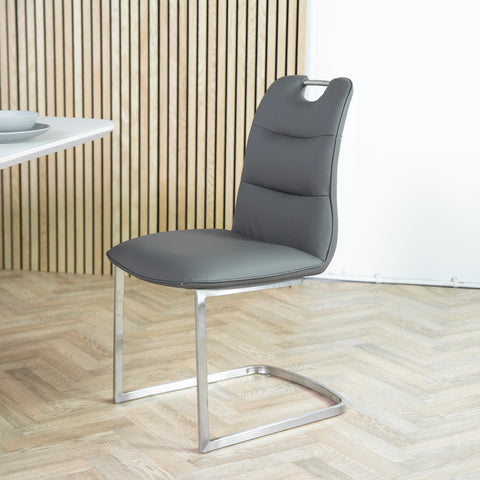 Laurel Dark Grey Dining Chair Set of 2