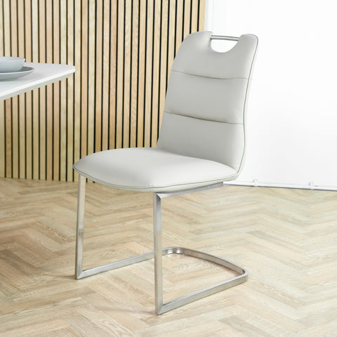 Laurel Light Grey Dining Chair Set of 2