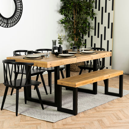 Brooklyn Light Extendable Dining Table (140cm-180cm)