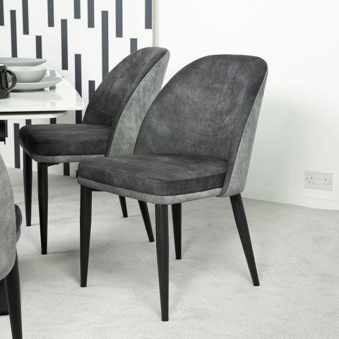 Lindsay Velvet Dining Chair Set Of 2