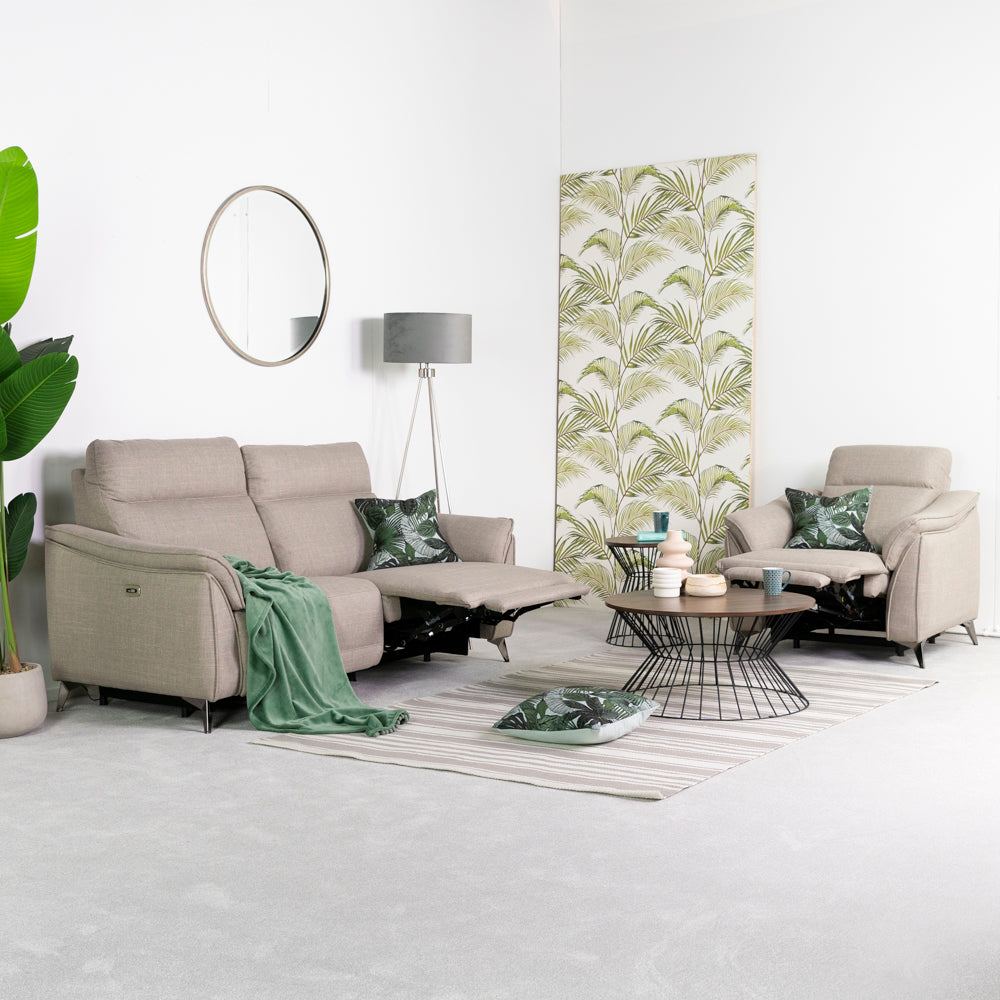 Vicenza 3 Seater Power Recliner Sofa