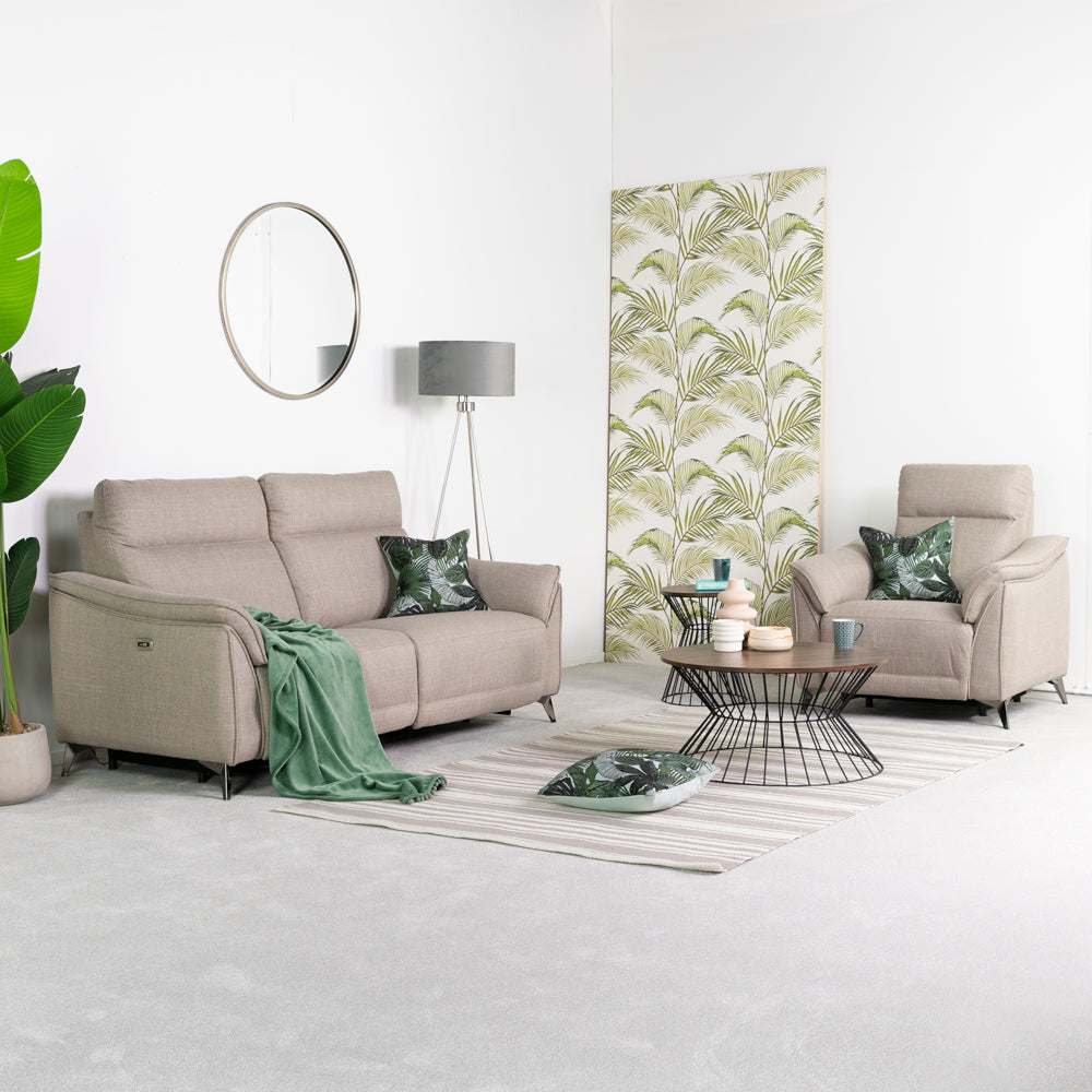 Vicenza 3 Seater Power Recliner Sofa