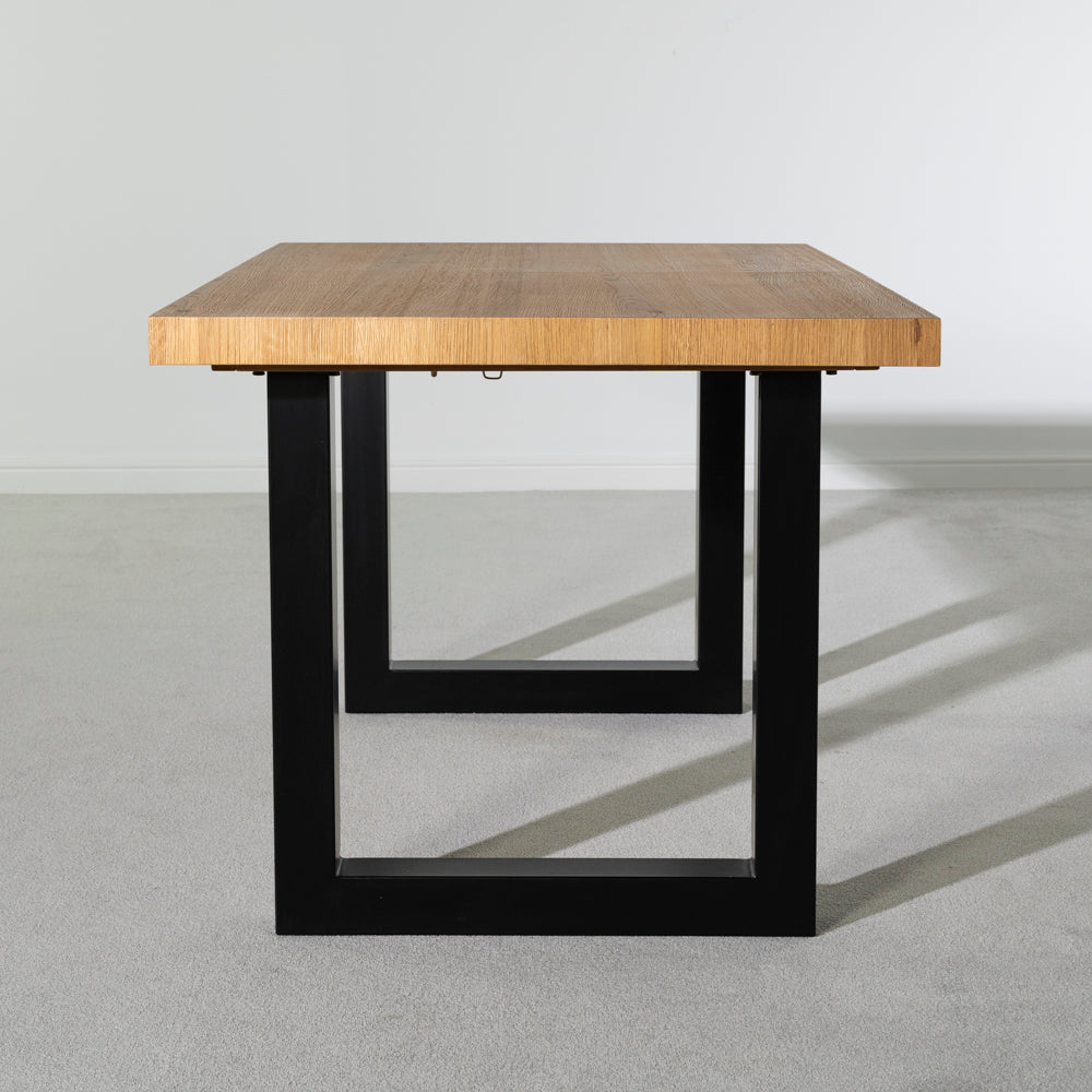 Montana Oak Extending Dining Table