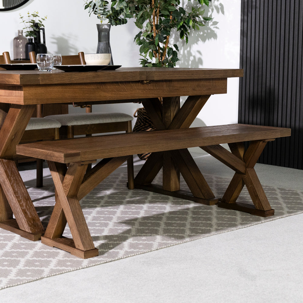 Quebec Oak Dining Bench