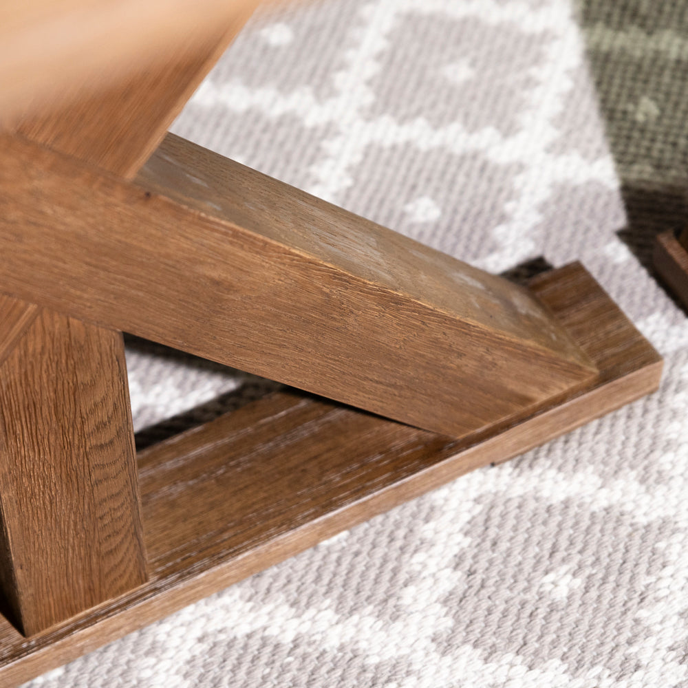 Quebec Oak Extending Dining Table
