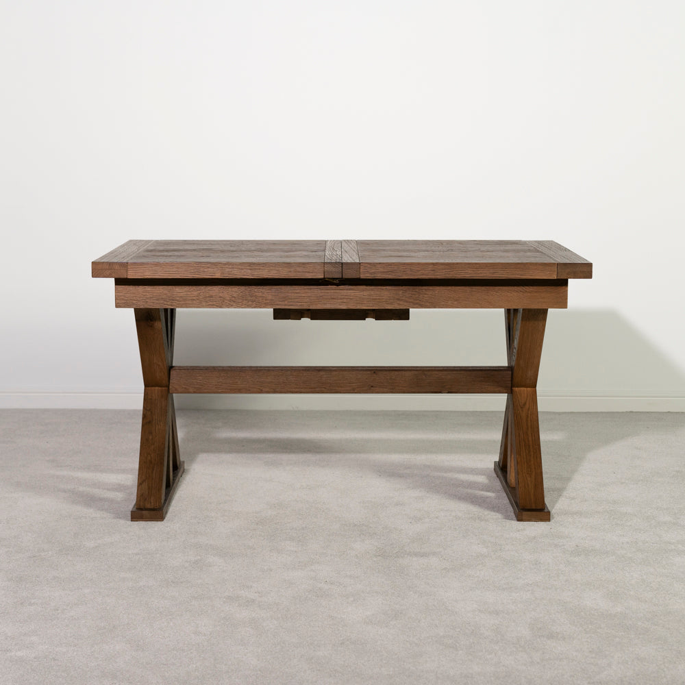 Quebec Oak Extending Dining Table