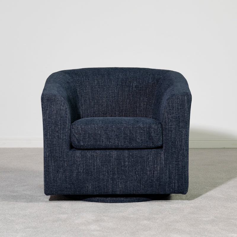 Dahlia Swivel Chair — Blue