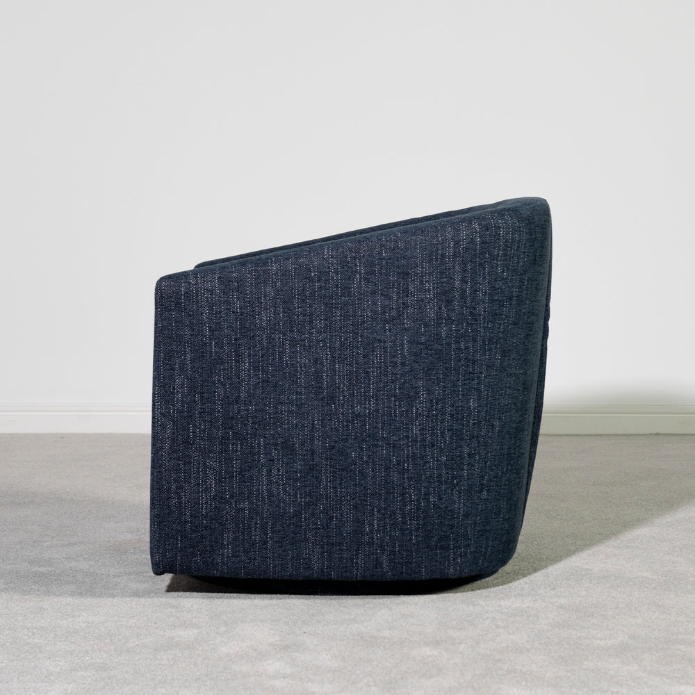 Dahlia Swivel Chair — Blue