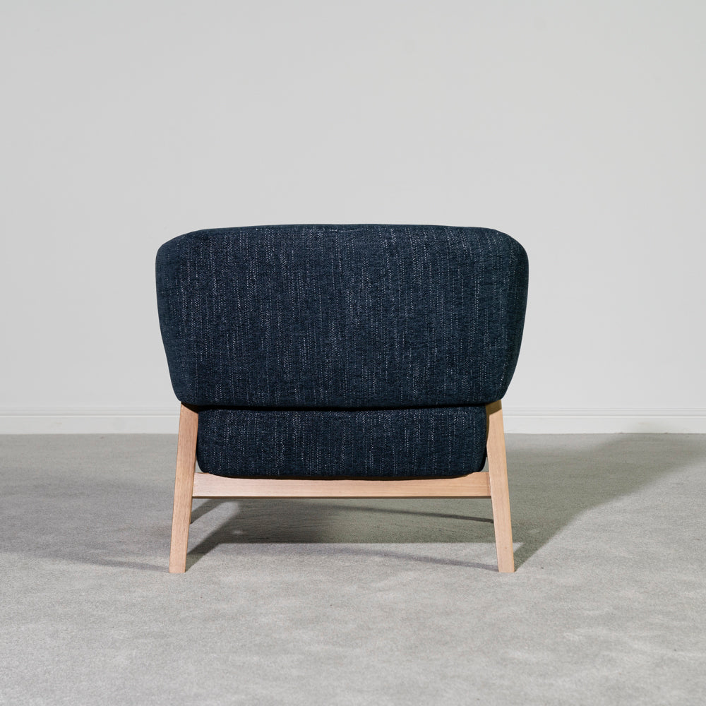 Palm Accent Chair — Blue