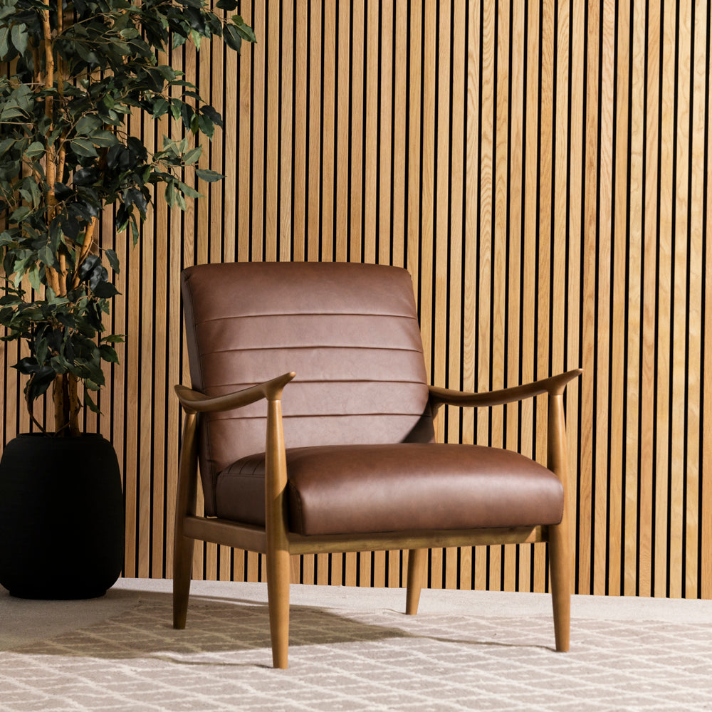 Spruce Accent Chair — Brown