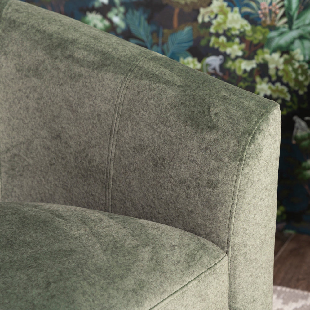 Melissa White Swivel Armchair