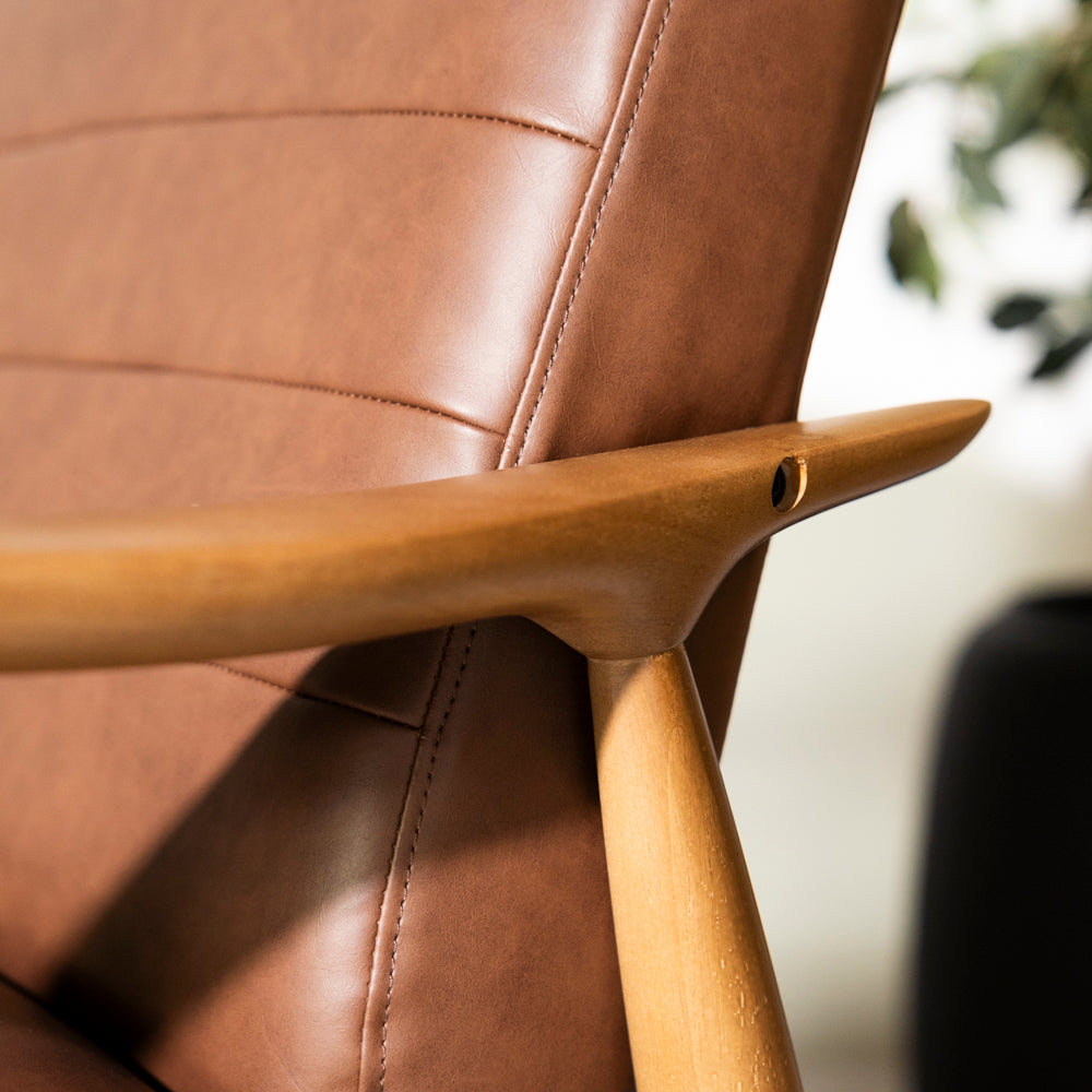 Spruce Accent Chair — Brown