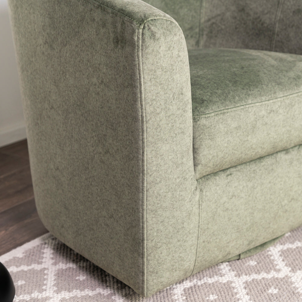Melissa White Swivel Armchair