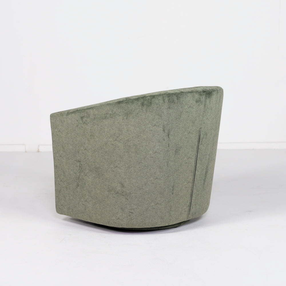 Melissa White Swivel Armchair