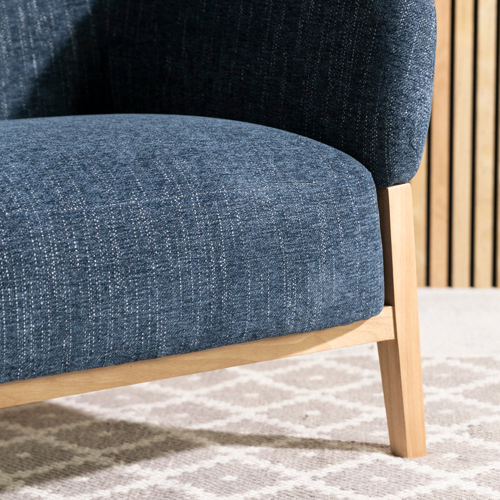 Palm Accent Chair — Blue