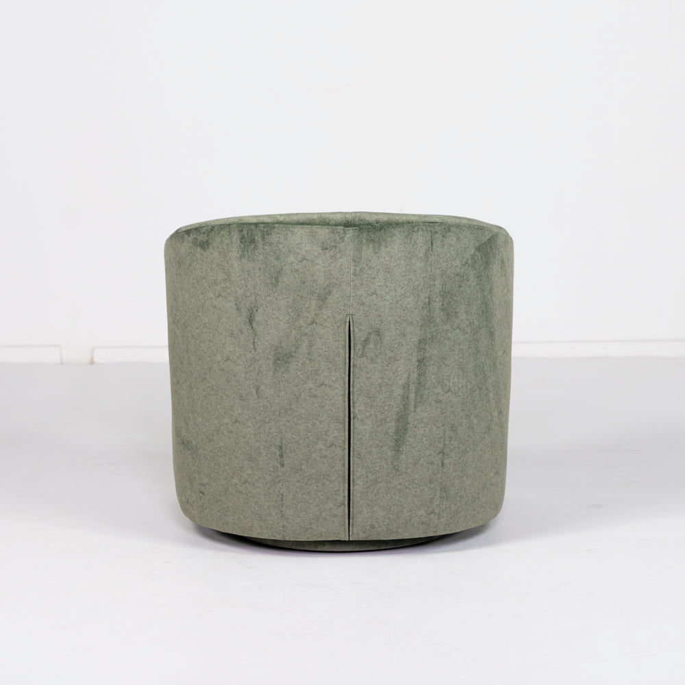 Melissa White Swivel Armchair