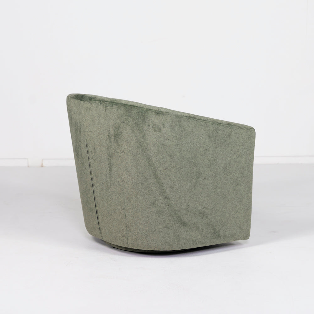 Melissa White Swivel Armchair