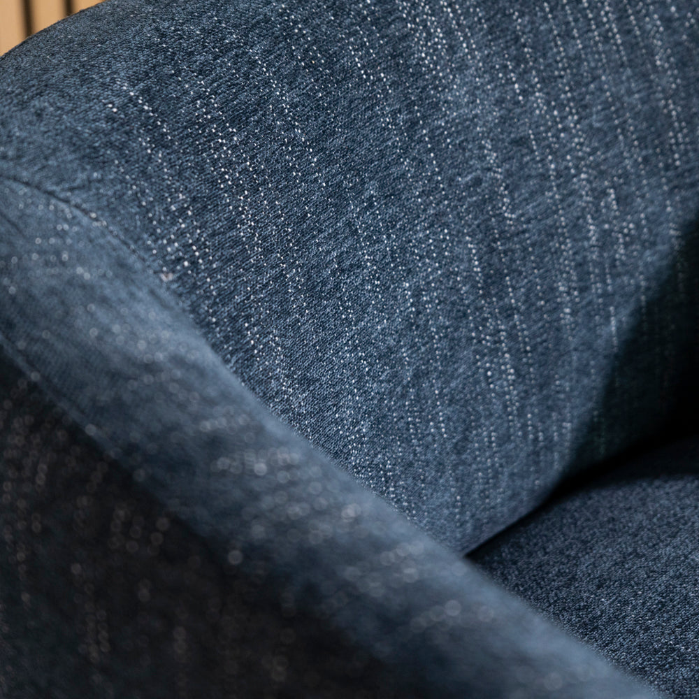 Palm Accent Chair — Blue