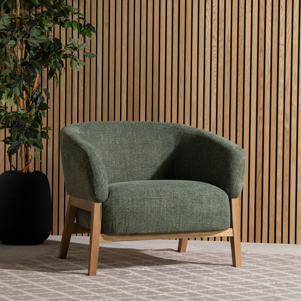 Palm Accent Chair — Green