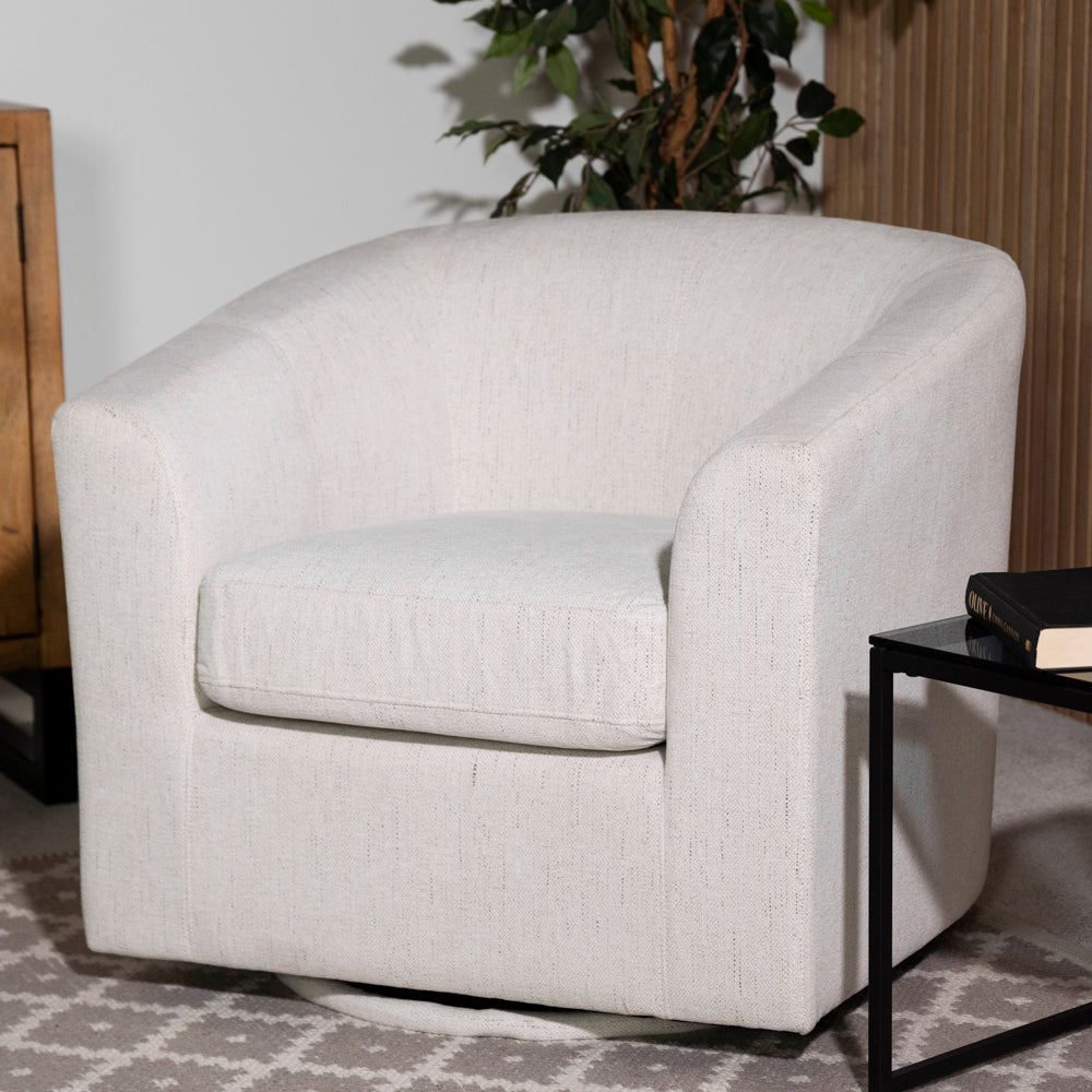 Dahlia Swivel Chair — Natural