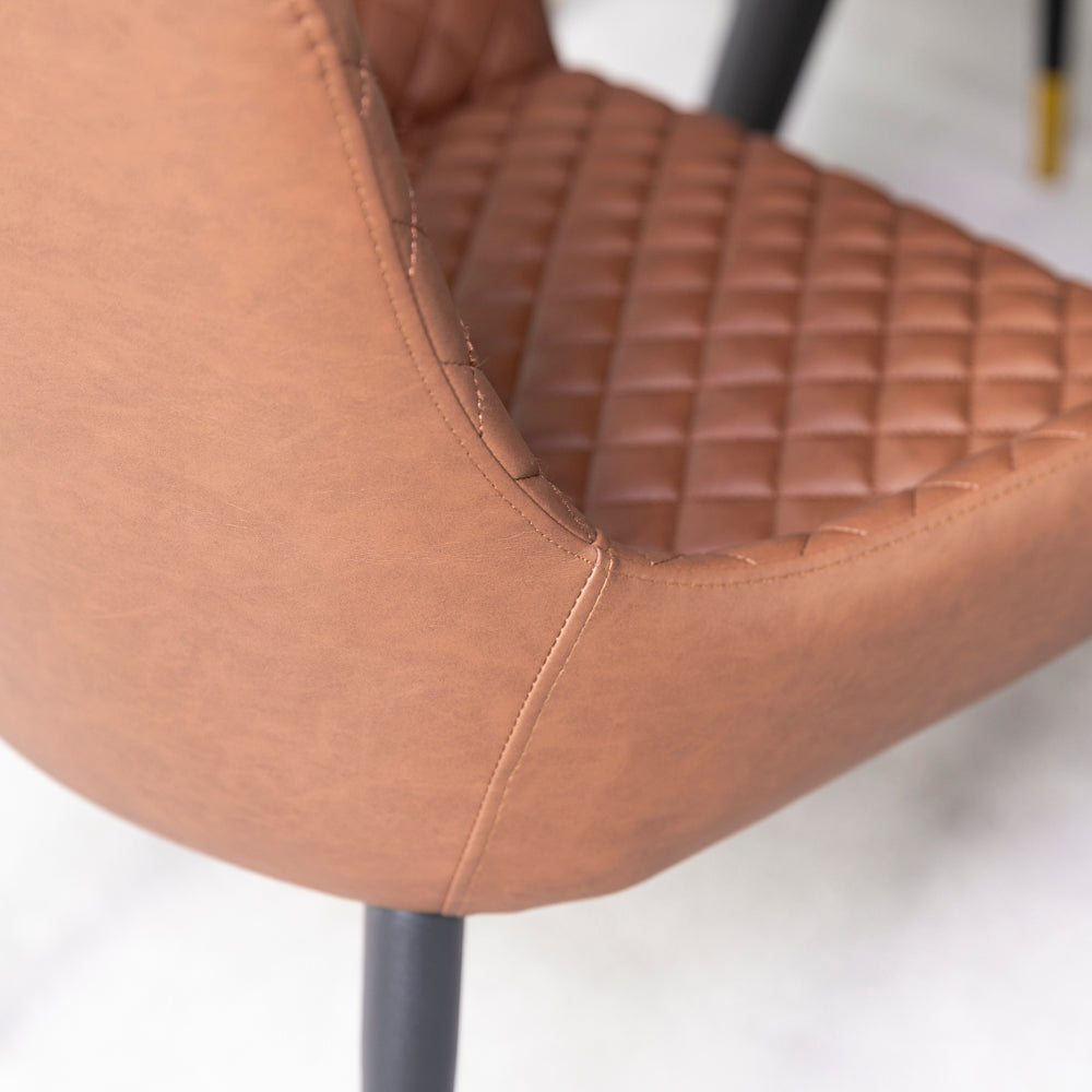 Sarah Tan Dining Chair Set Of 2