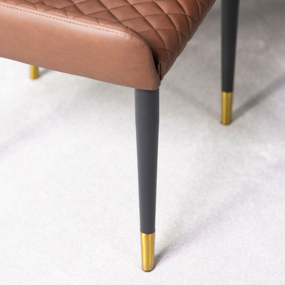 Sarah Tan Dining Chair Set Of 2