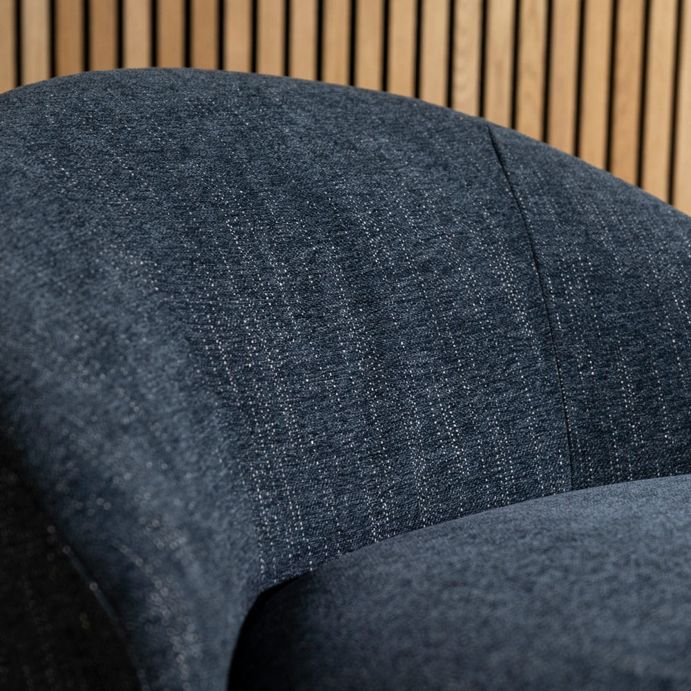 Abelia Swivel Chair — Blue