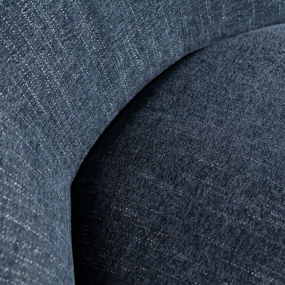 Abelia Swivel Chair — Blue