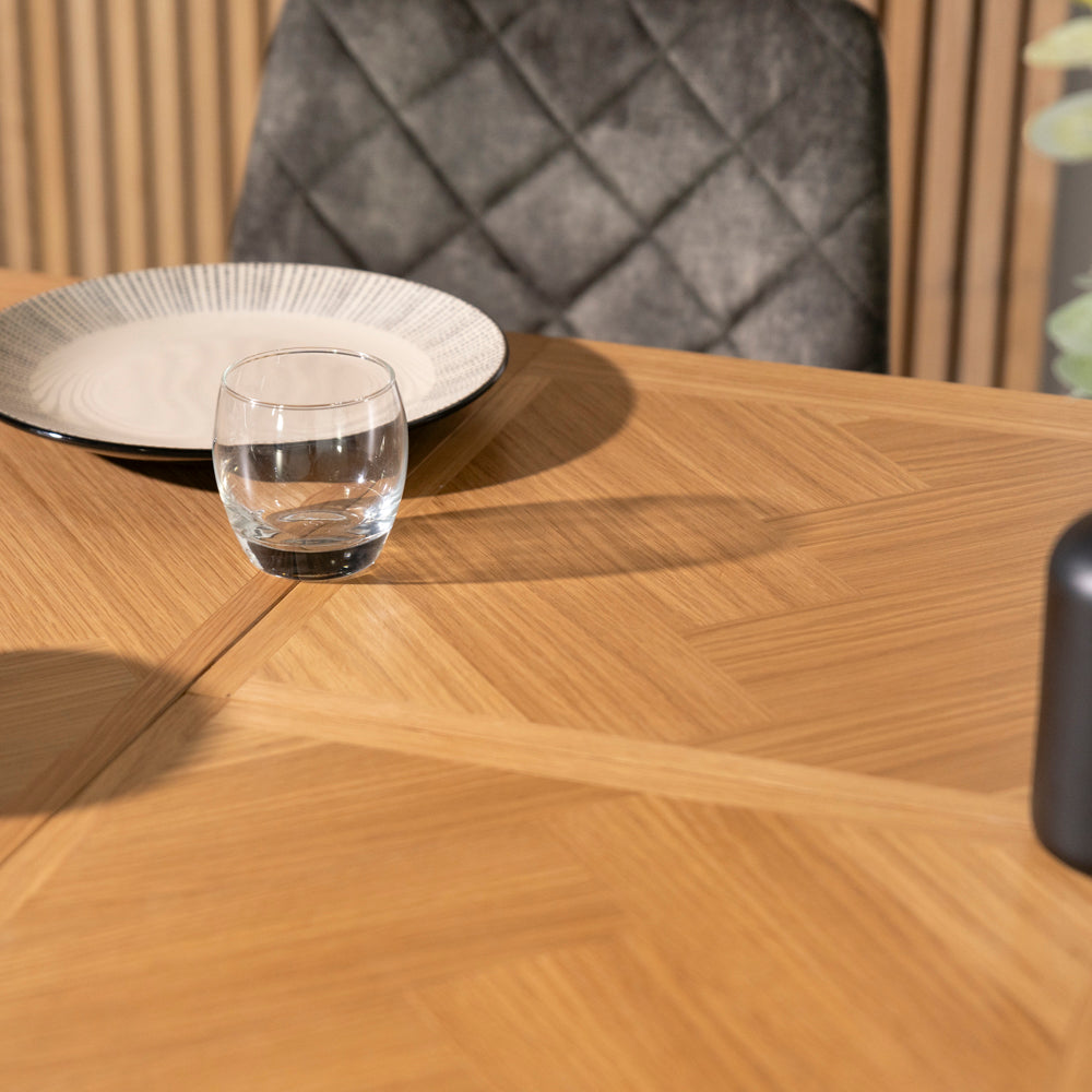 Vienna Oak Extending Dining Table