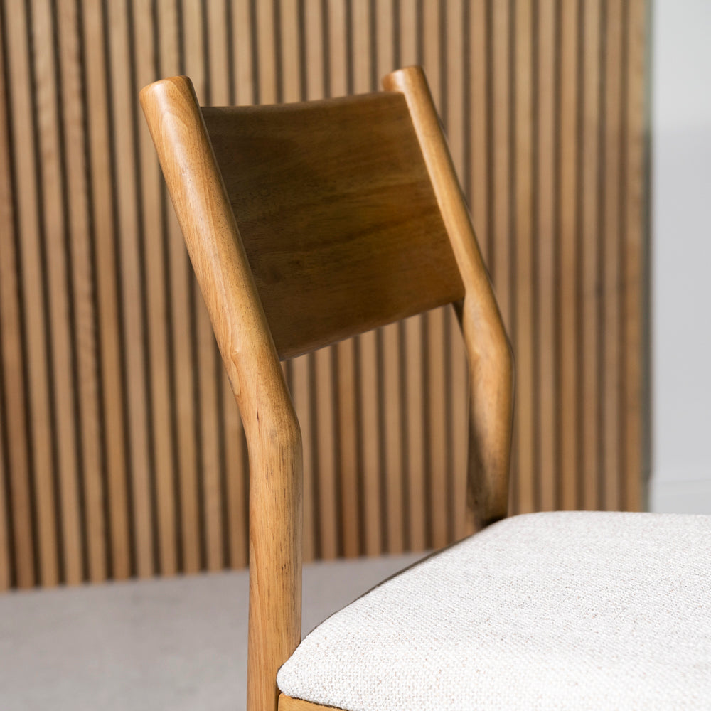 Bristol Natural Oak Dining Chair Set of 2