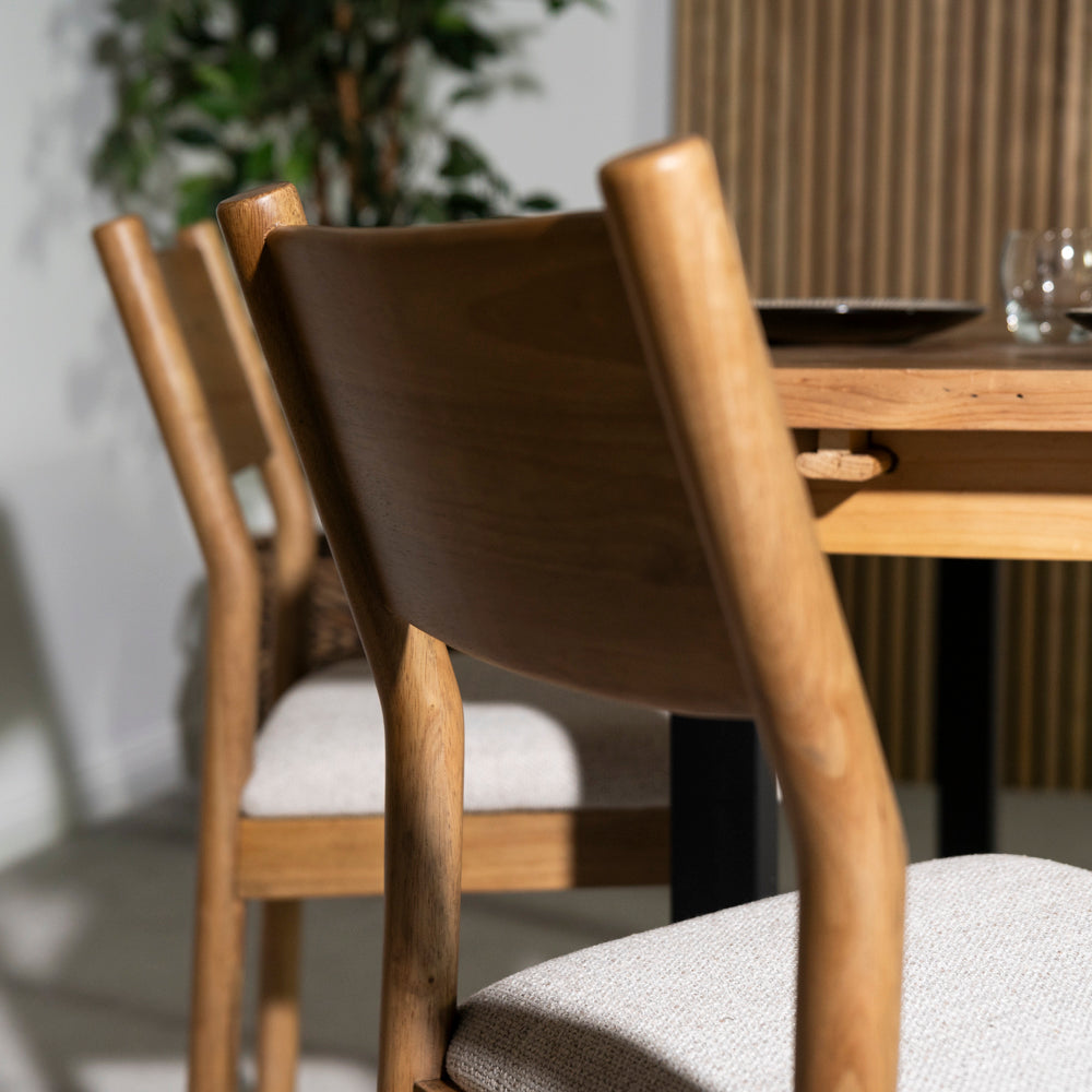 Bristol Natural Oak Dining Chair Set of 2