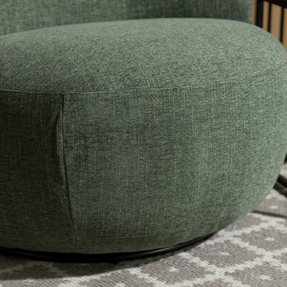 Abelia Swivel Chair — Green