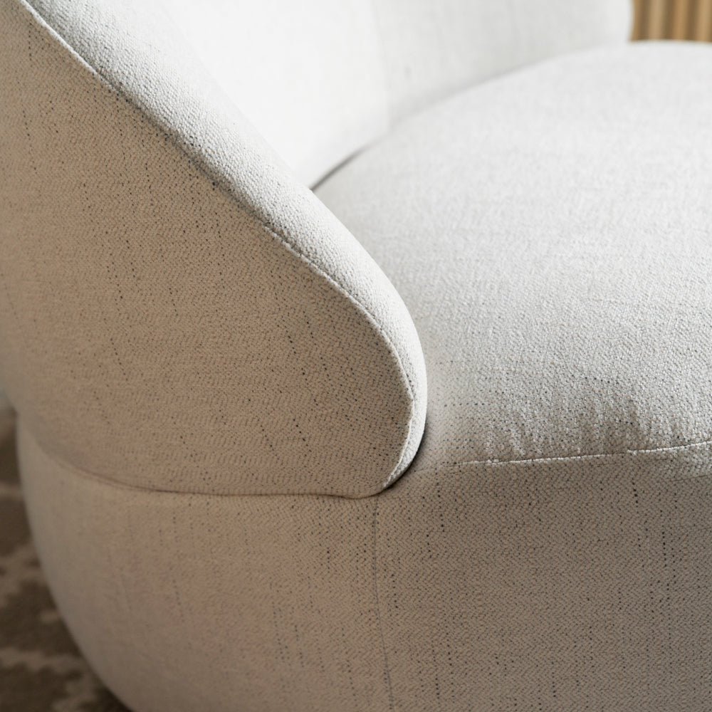 Abelia Swivel Chair — Natural