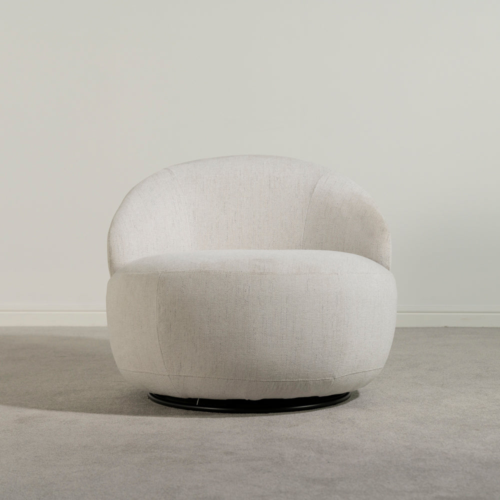 Abelia Swivel Chair — Natural