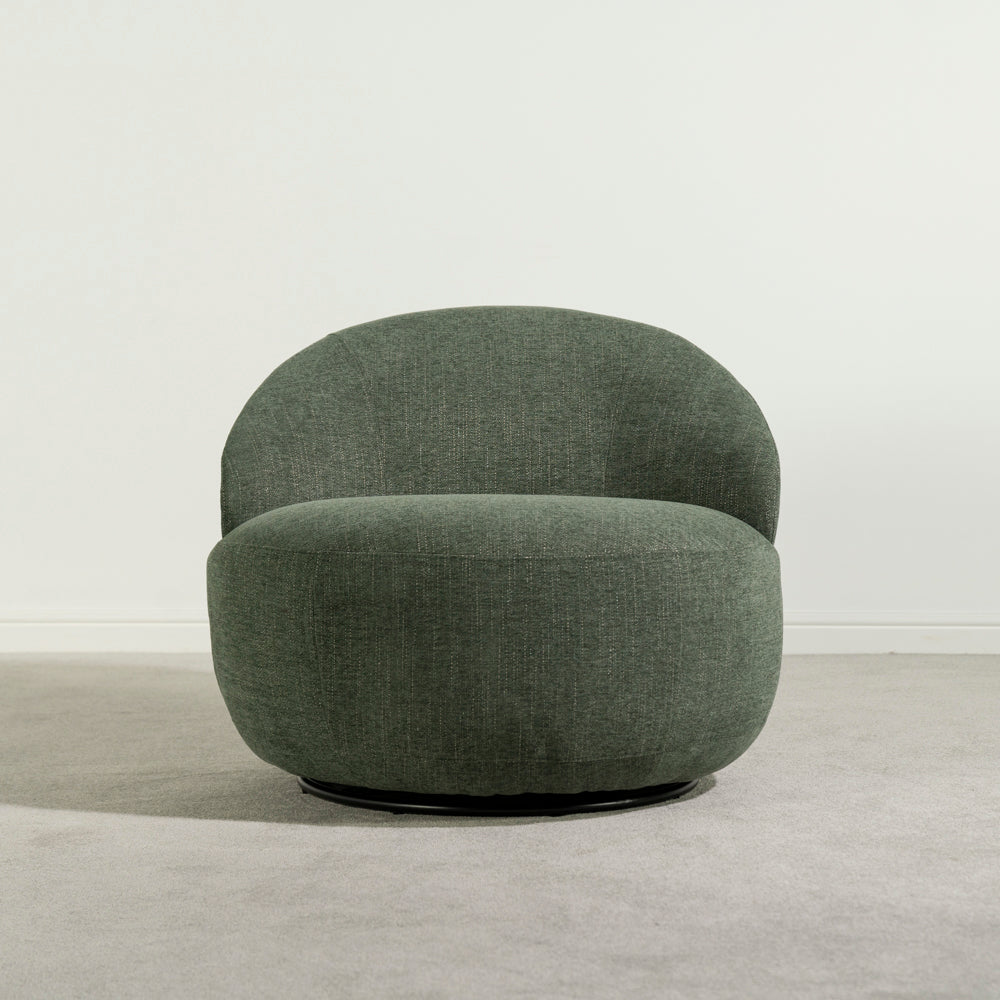 Abelia Swivel Chair — Green