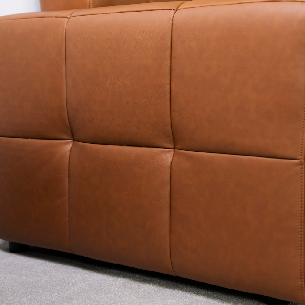 Palermo 2 Seater Leather Power Recliner Sofa