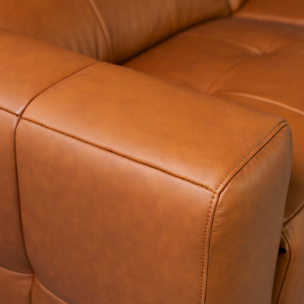 Palermo 3 Seater Leather Power Recliner Sofa