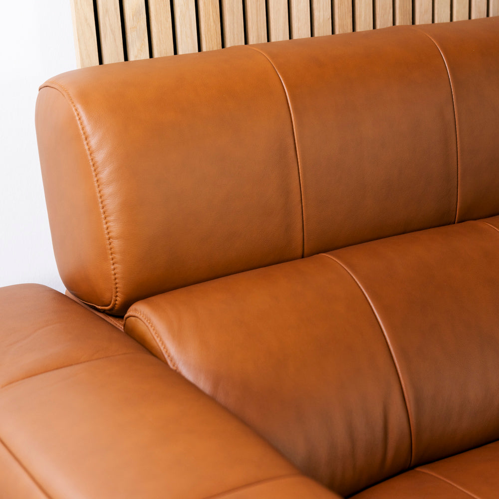 Palermo 2 Seater Leather Power Recliner Sofa