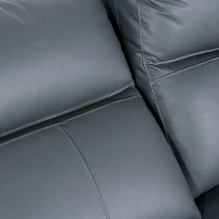 Chievo Leather 3 Seater Power Recliner Sofa