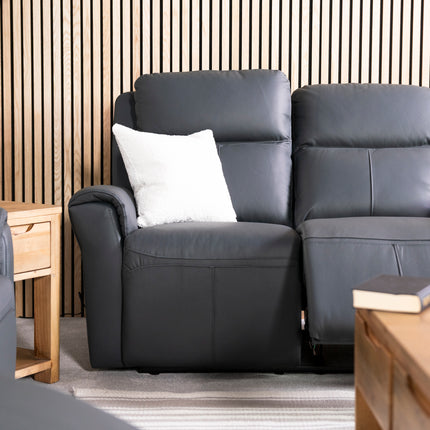 Chievo Leather 3 Seater Power Recliner Sofa