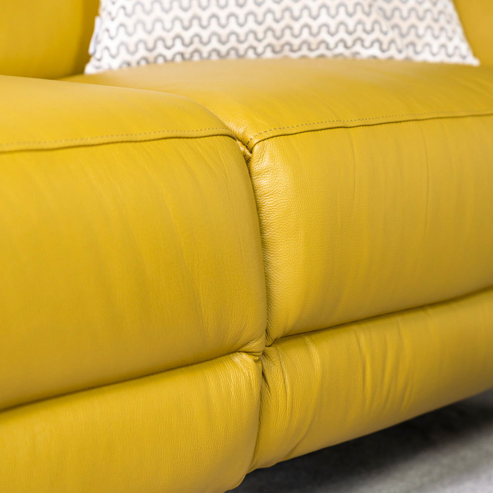 Wesley 3 Seater Power Leather Recliner Sofa