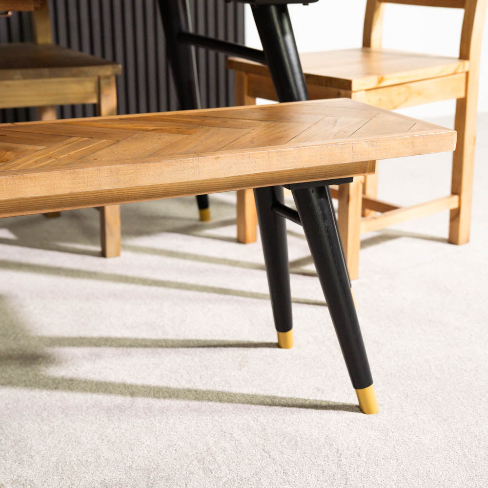 Mode Fixed Top Dining Table (160cm / 180cm) & Bench Package Deal