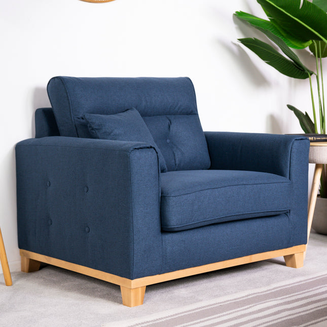 Cortina Blue Armchair