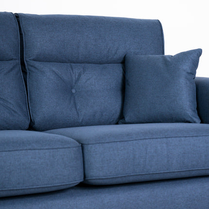 Cortina Blue 3 Seater Sofa