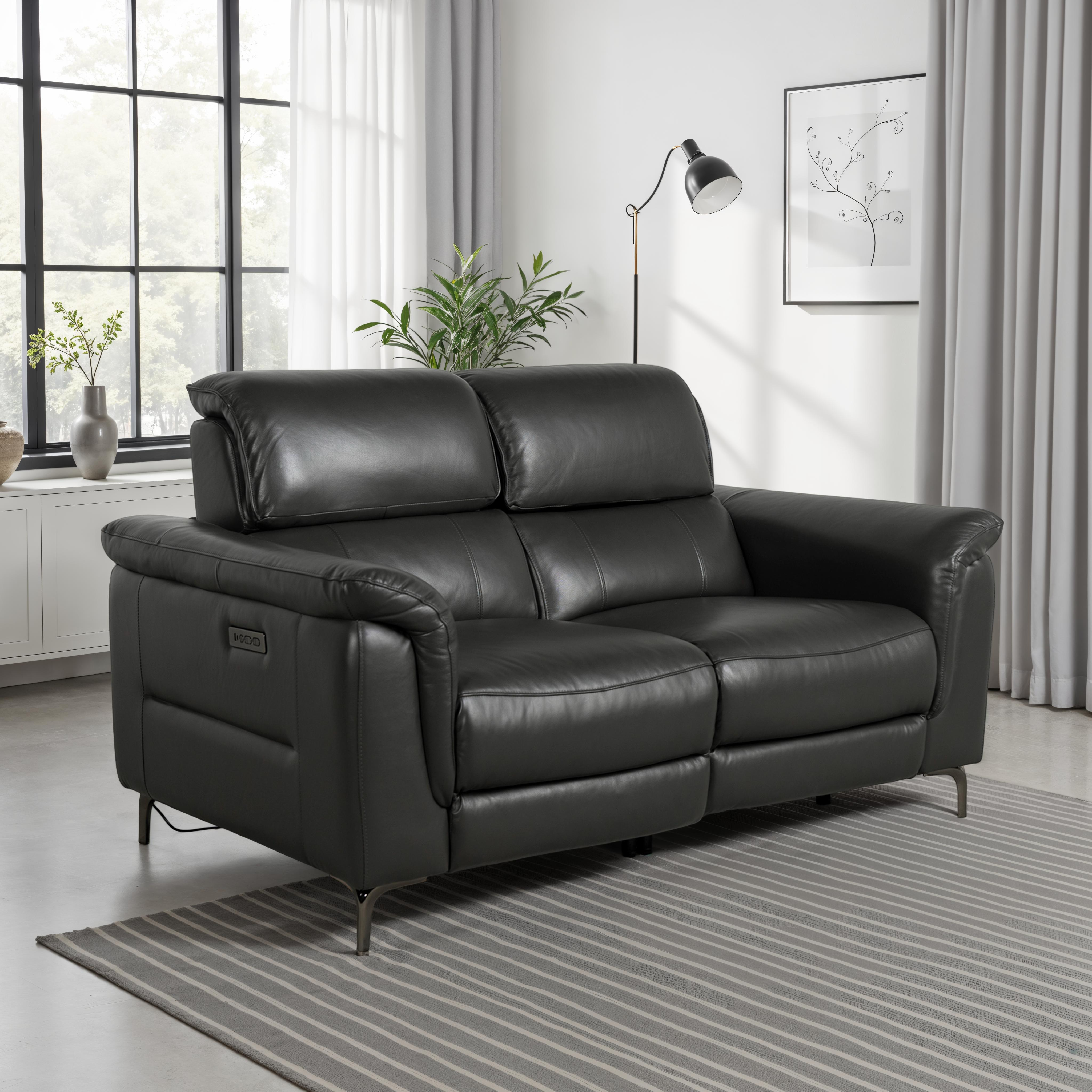 Kaylen Leather Recliner 2 Seater Sofa