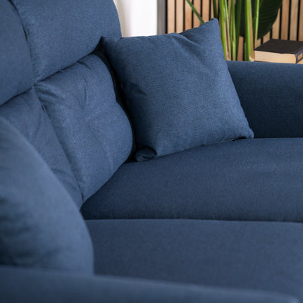 Cortina Blue 3 Seater Sofa