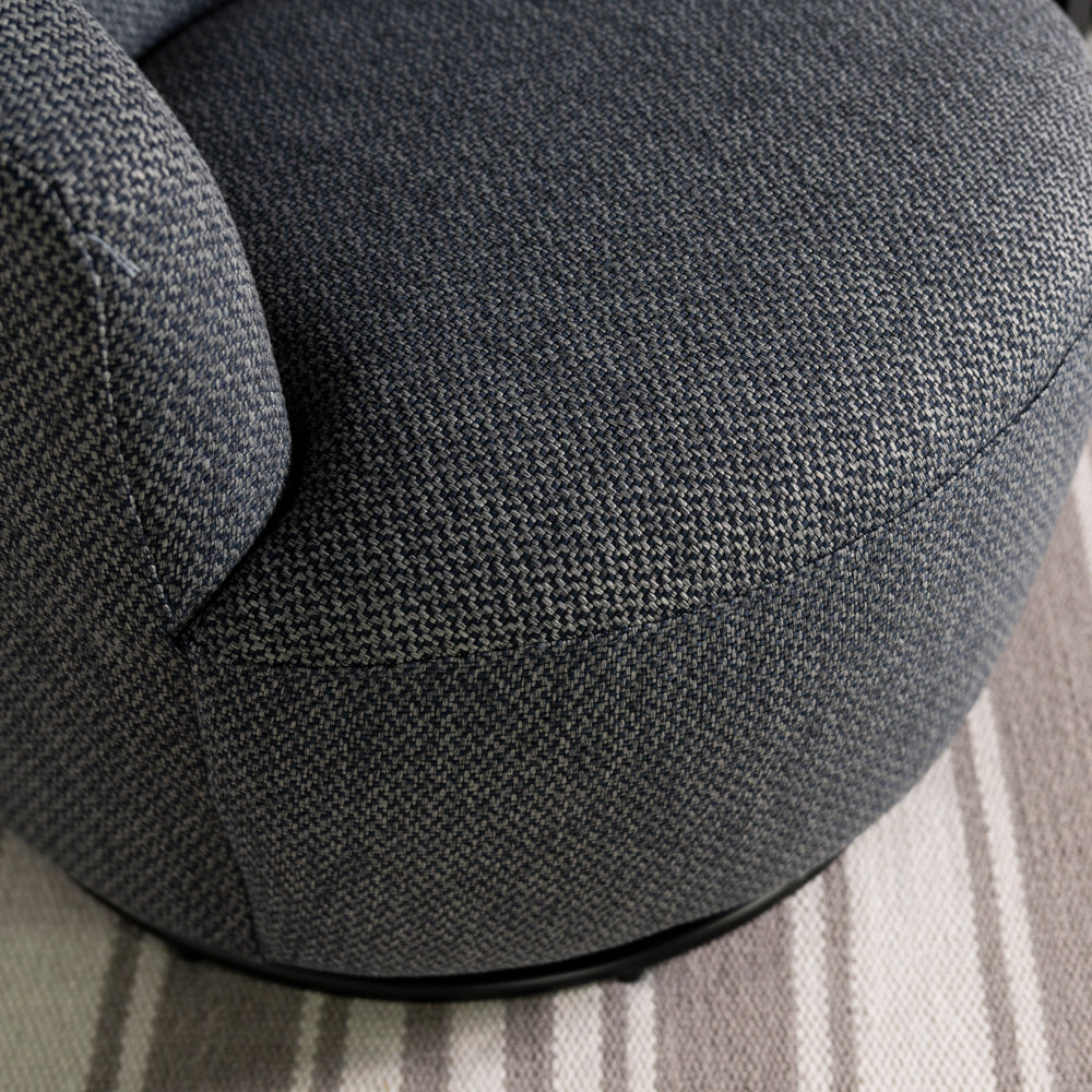 Adelaide Dark Grey Swivel Chair