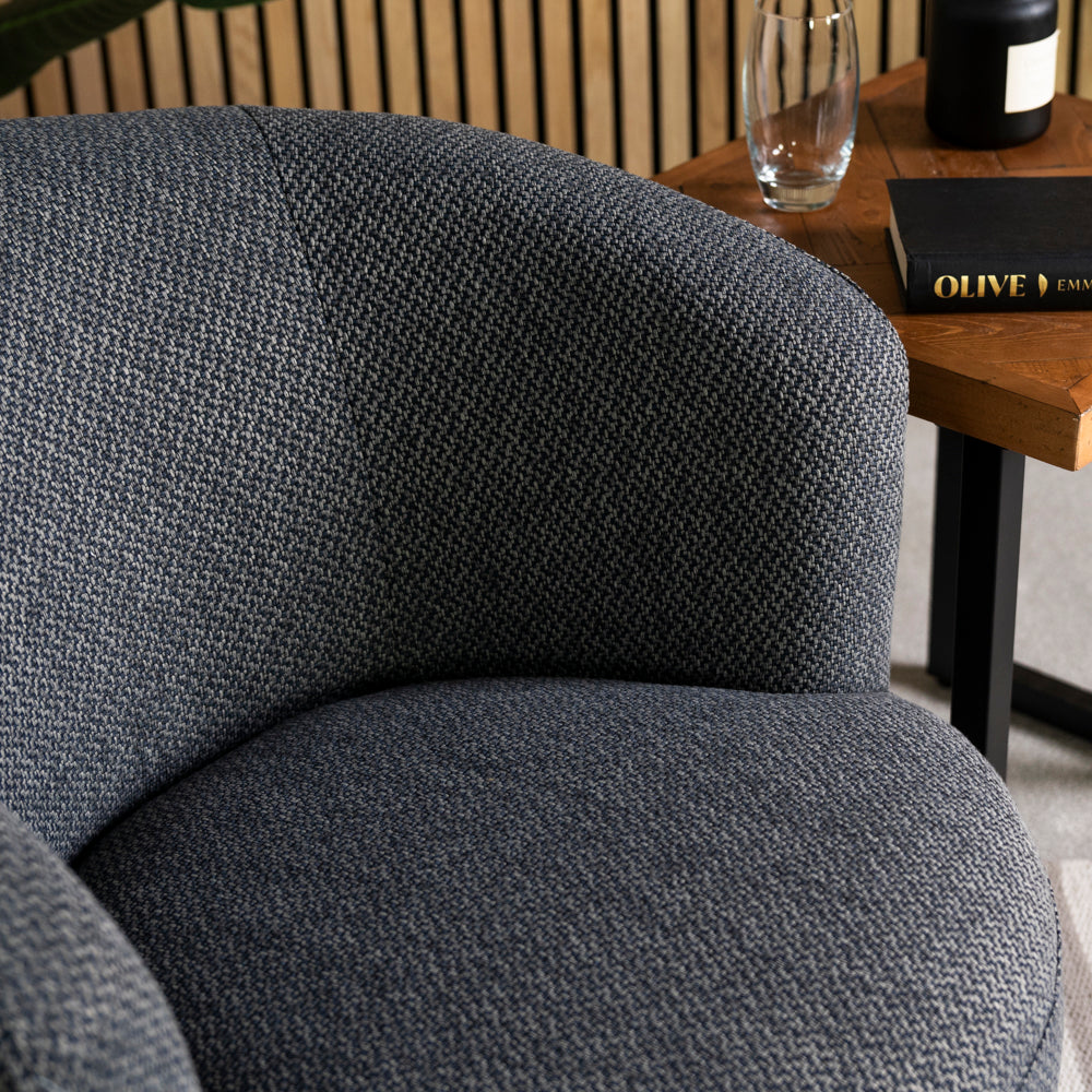 Adelaide Dark Grey Swivel Chair