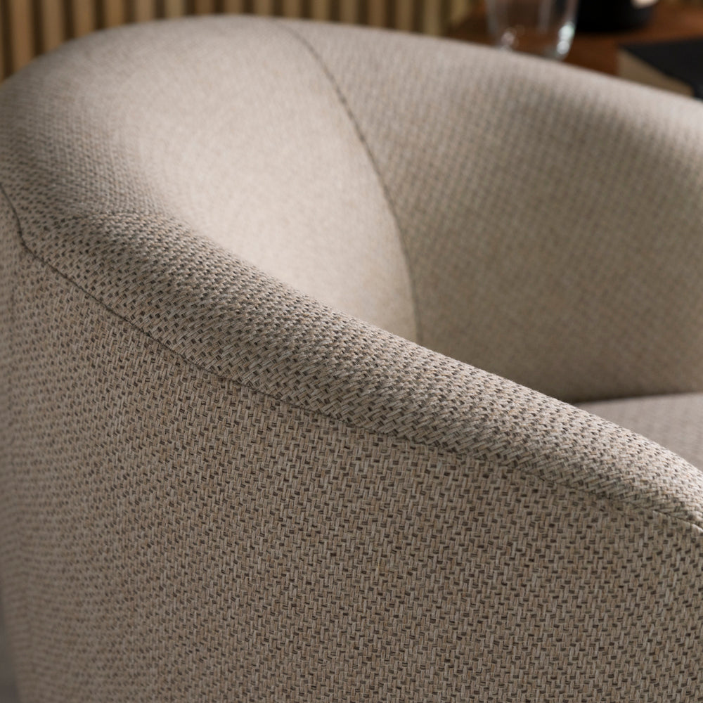 Adelaide   Beige Swivel Chair