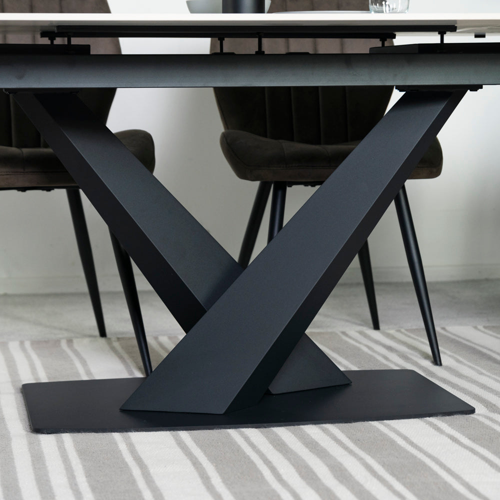 Denver Small Ceramic Extending Dining Table (140cm - 200cm)